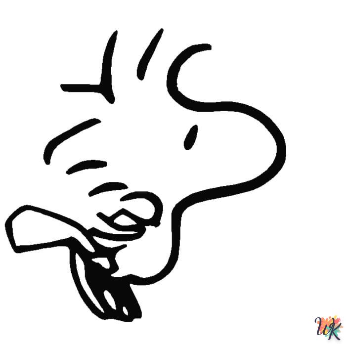 Dibujos para Colorear Snoopy 75