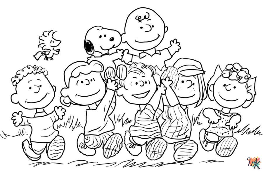 Dibujos para Colorear Snoopy 77