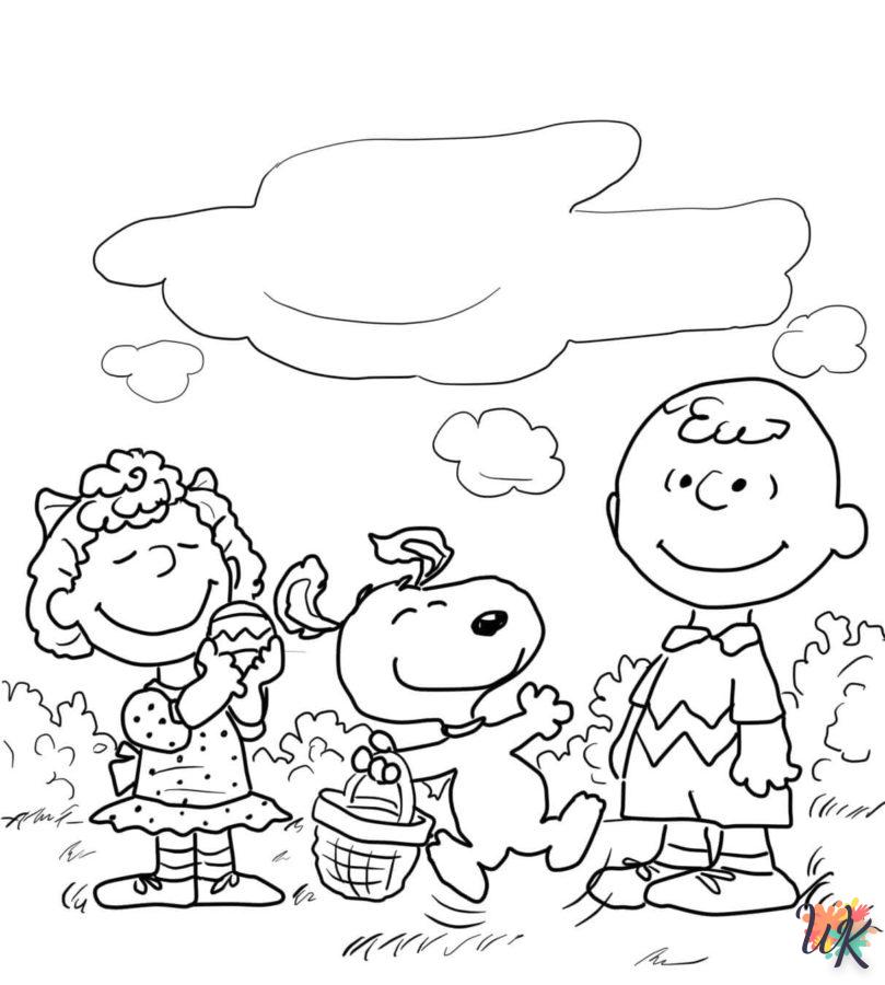 Dibujos para Colorear Snoopy 86
