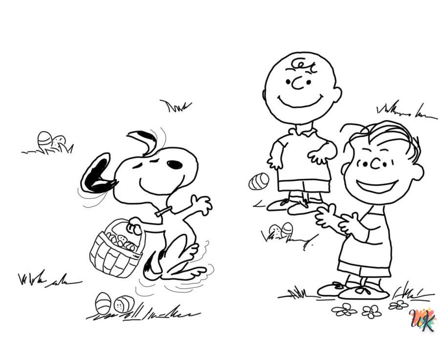 Dibujos para Colorear Snoopy 87
