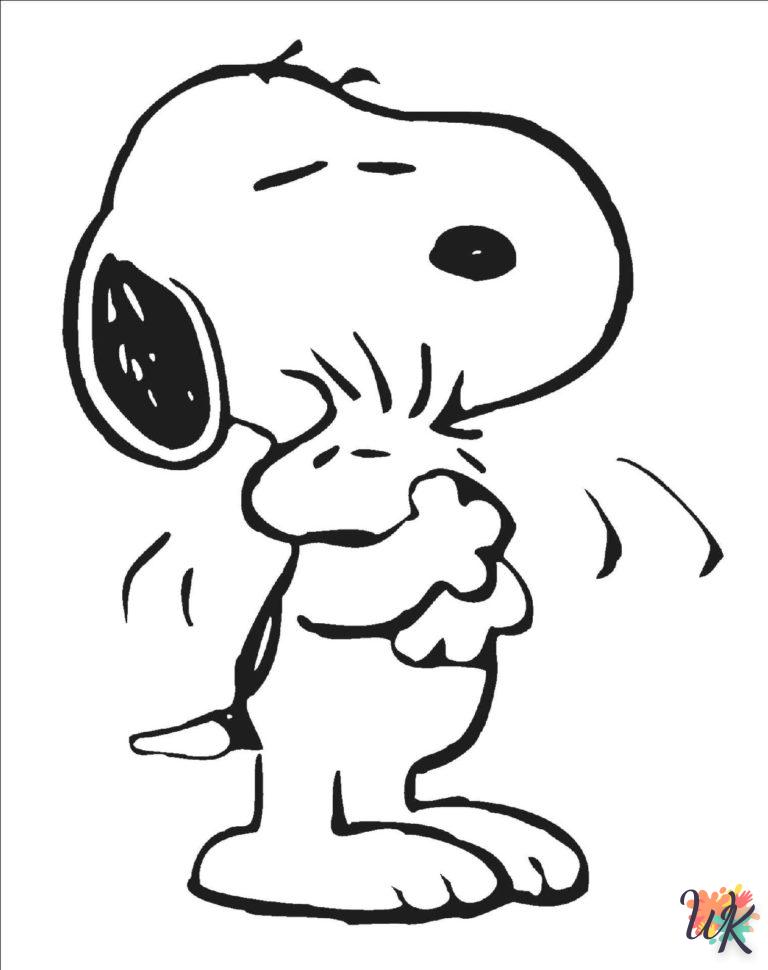 Dibujos para Colorear Snoopy 89