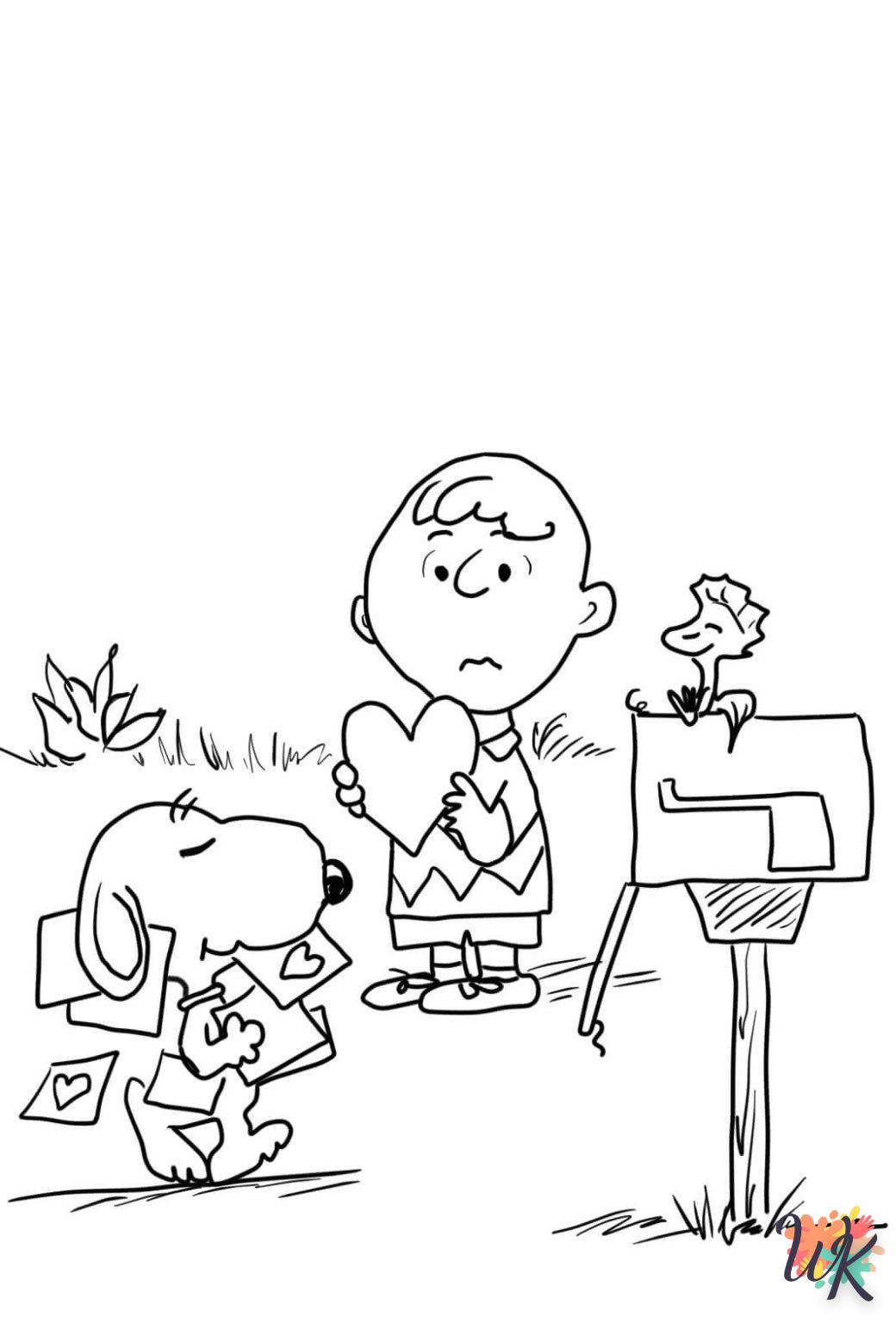 Dibujos para Colorear Snoopy 93