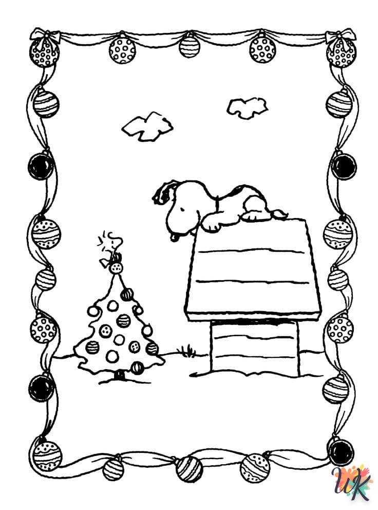 Dibujos para Colorear Snoopy 94