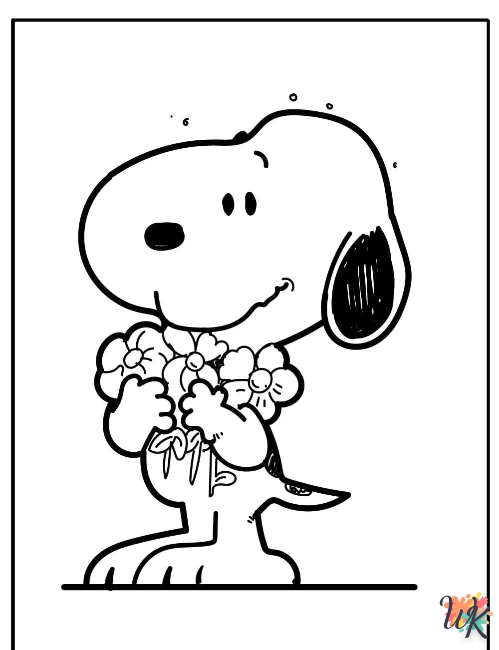 Dibujos para Colorear Snoopy 95