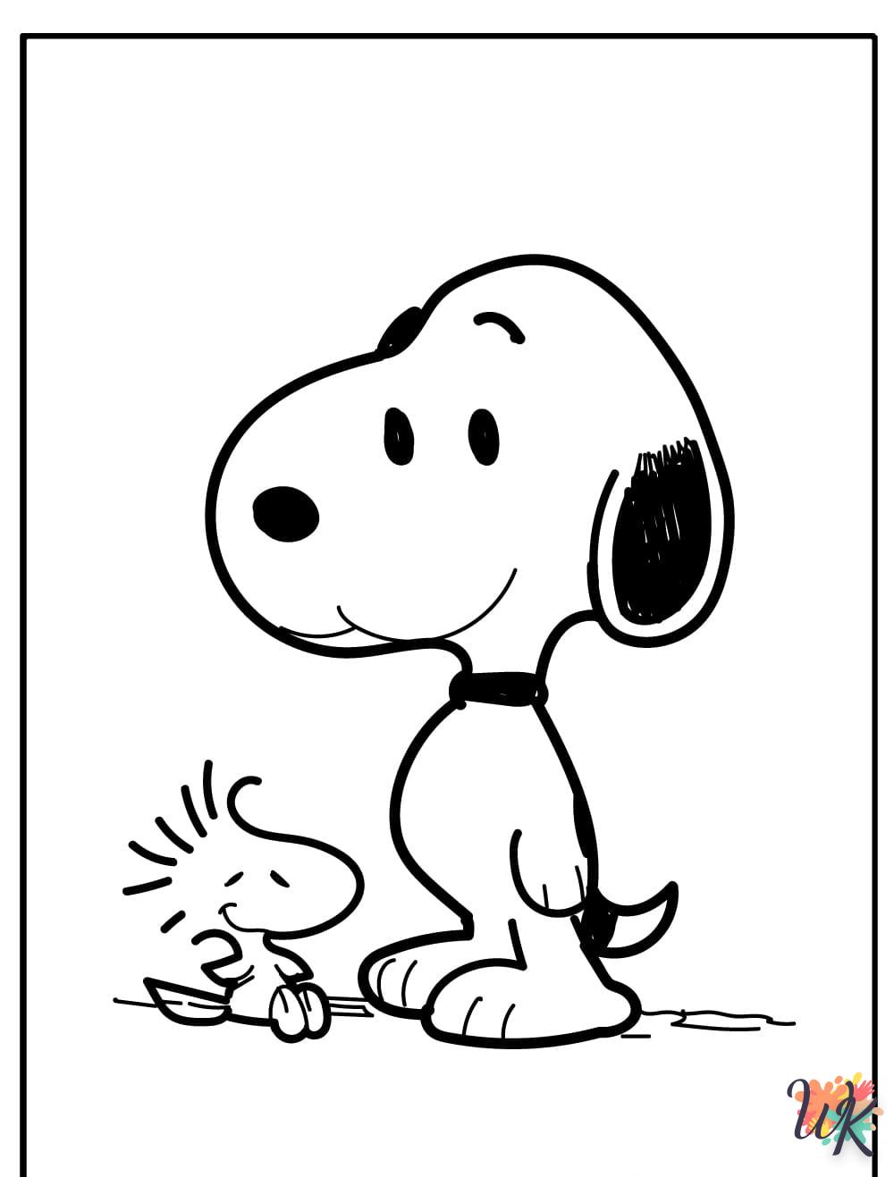 Dibujos para Colorear Snoopy 99