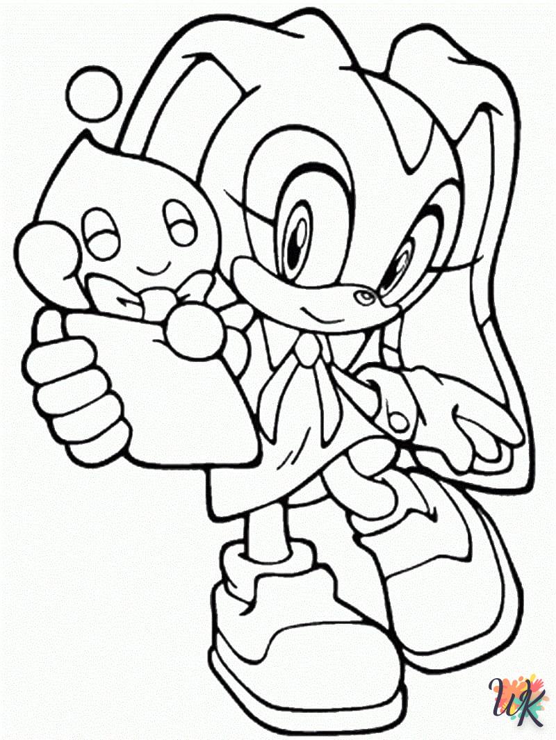 Dibujos para Colorear Sonic 19
