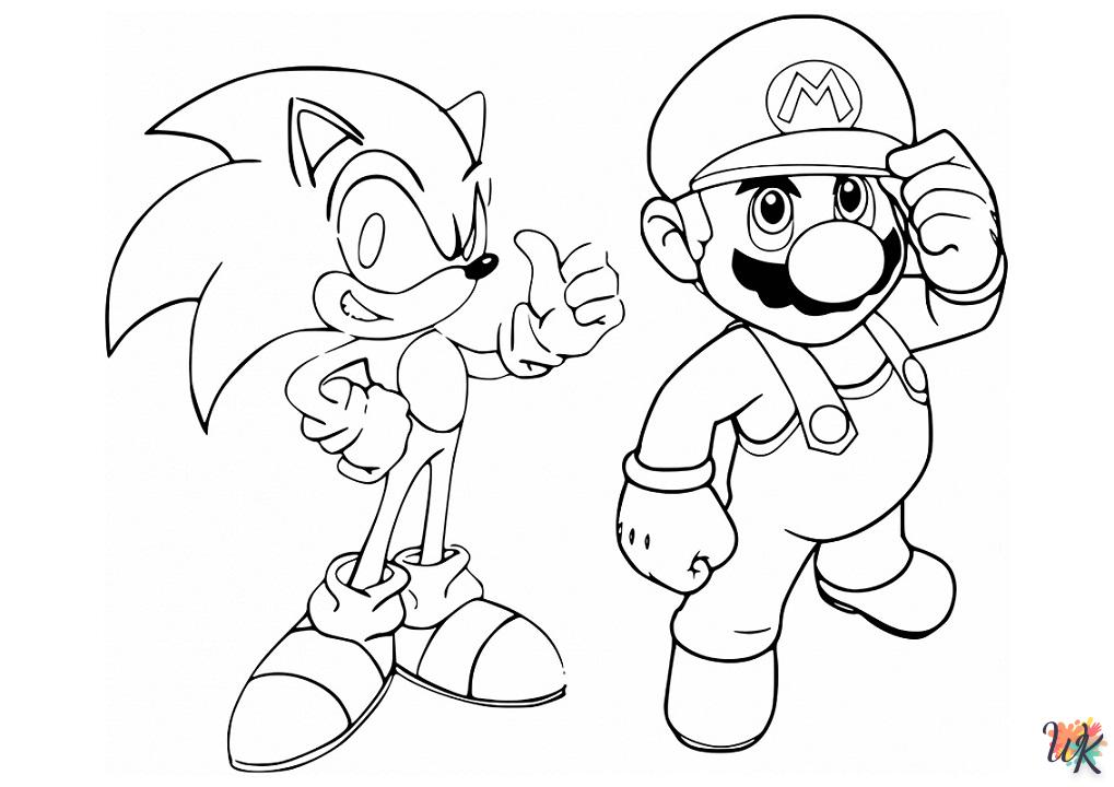 Dibujos para Colorear Sonic 23
