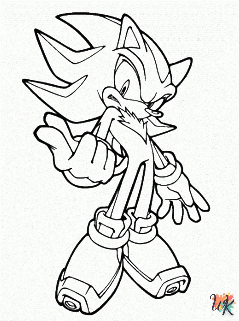 Dibujos para Colorear Sonic 31