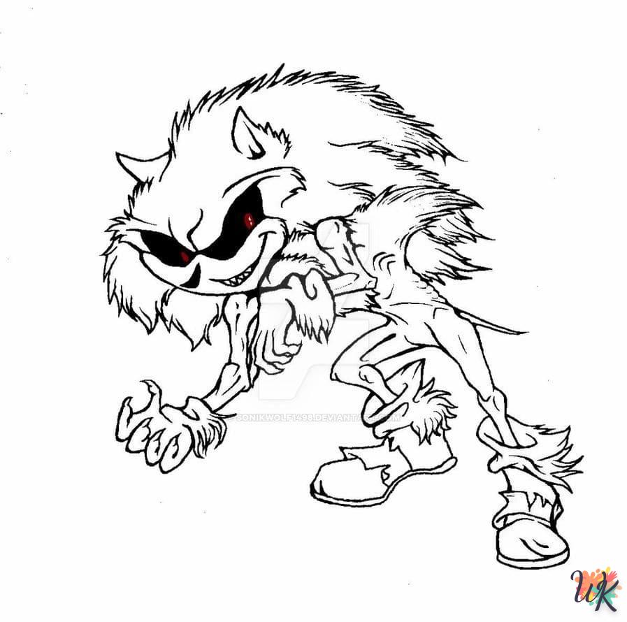 Dibujos para Colorear Sonic 36