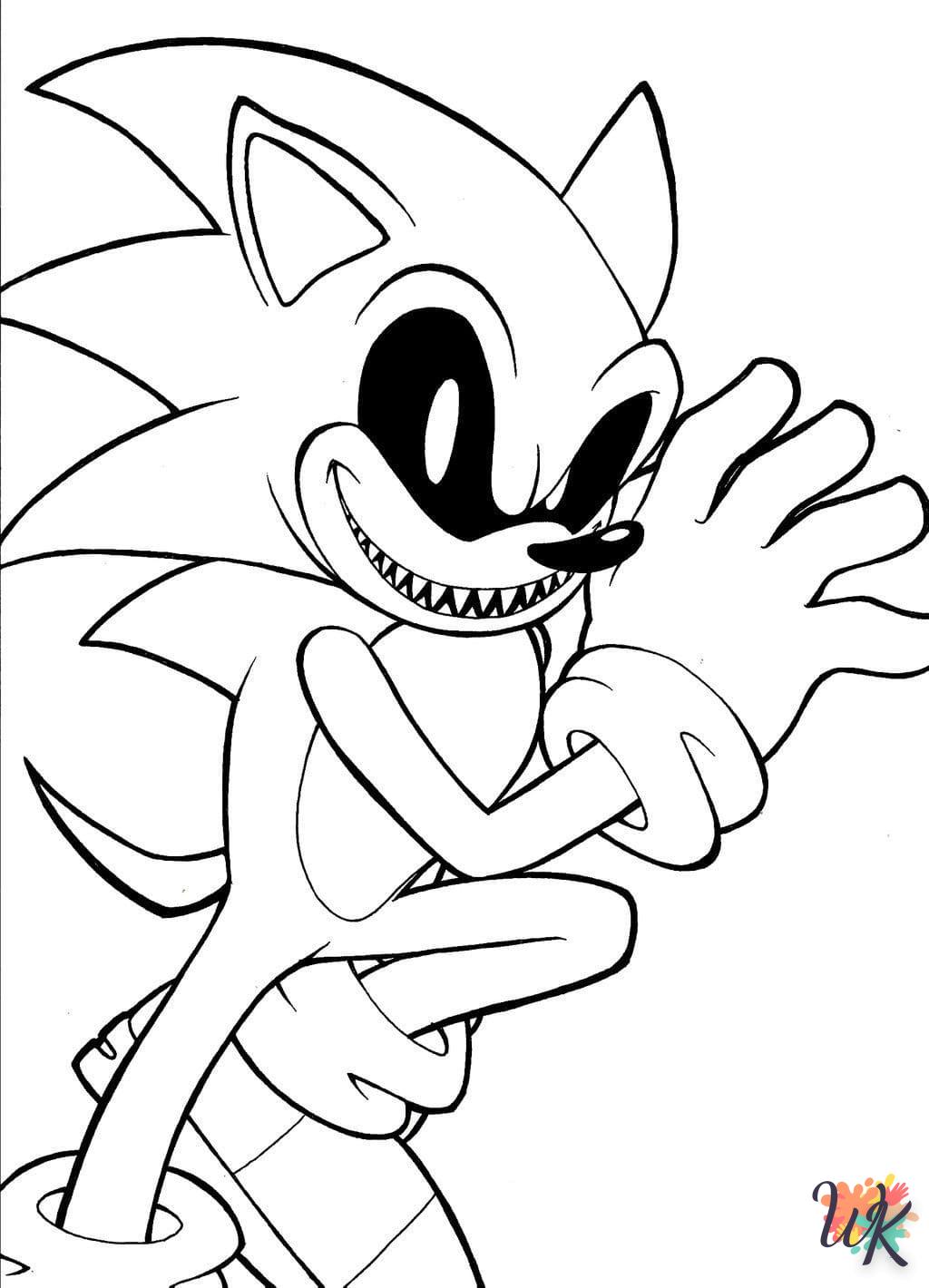 Dibujos para Colorear Sonic 38