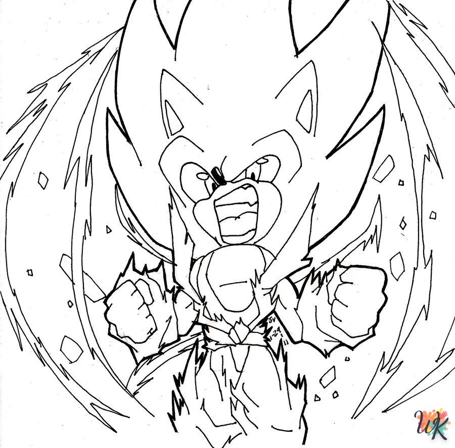 Dibujos para Colorear Sonic 4