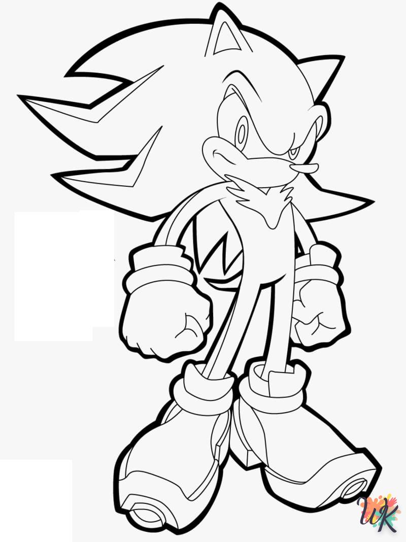 Dibujos para Colorear Sonic 41
