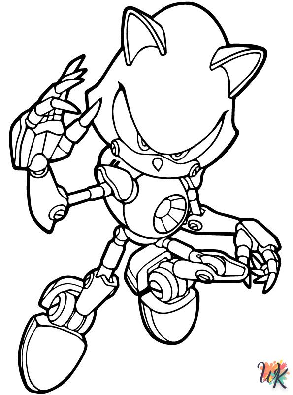 Dibujos para Colorear Sonic 48