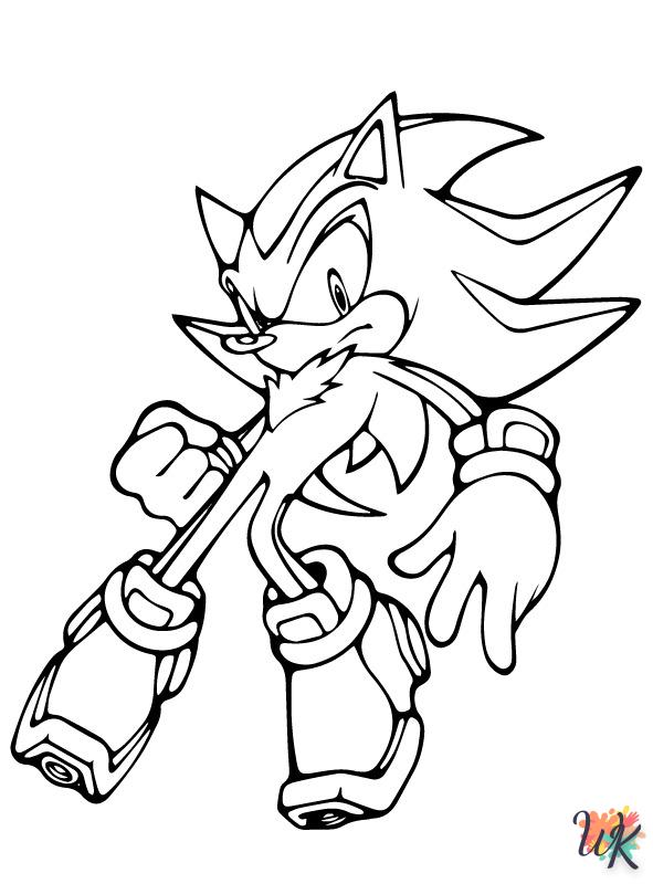 Dibujos para Colorear Sonic 49