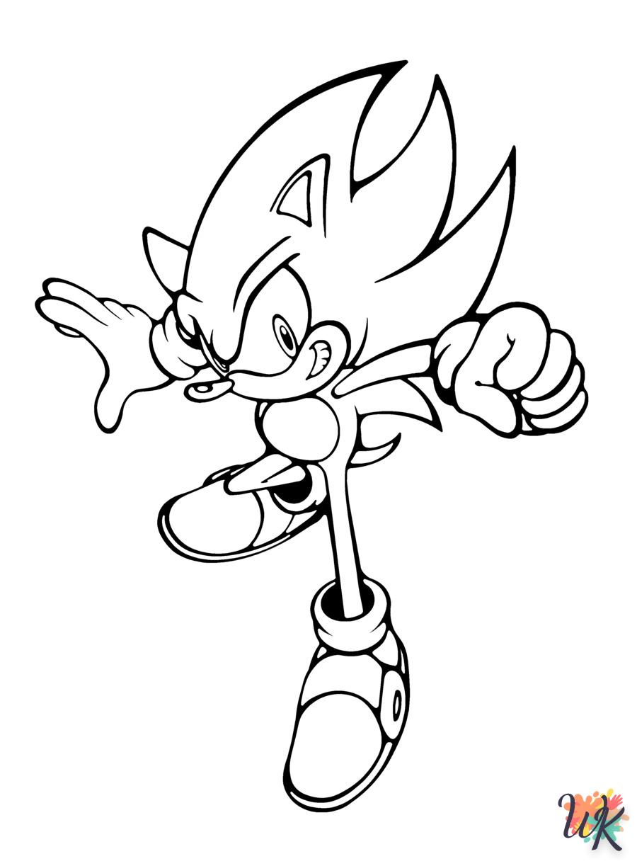Dibujos para Colorear Sonic 5