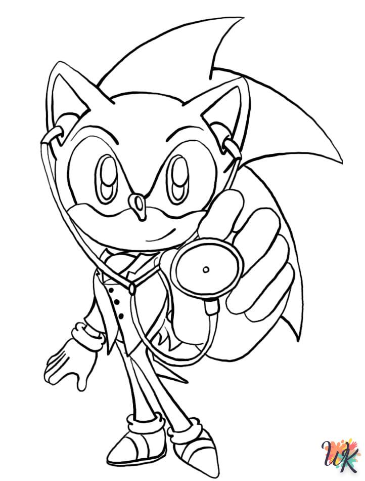Dibujos para Colorear Sonic 51