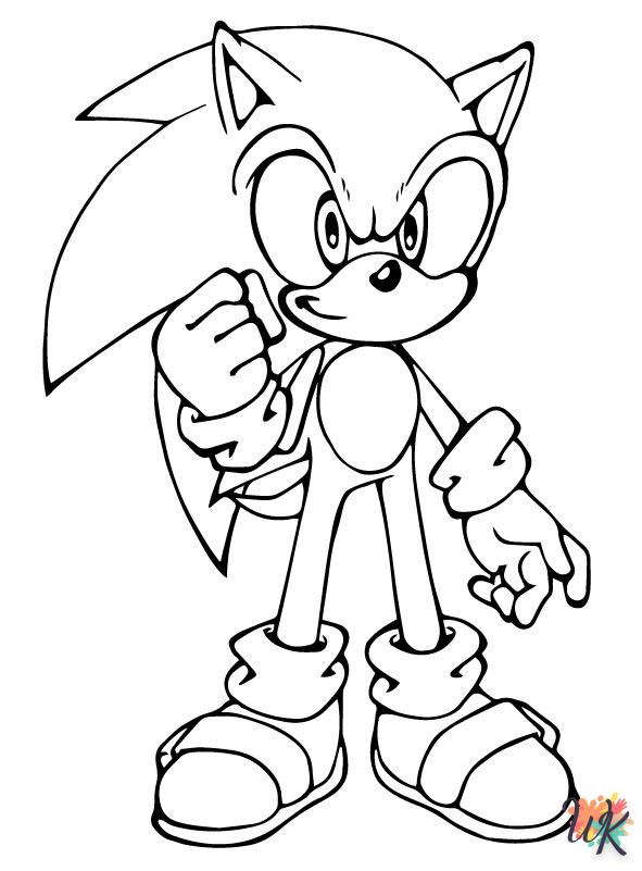 Dibujos para Colorear Sonic 53