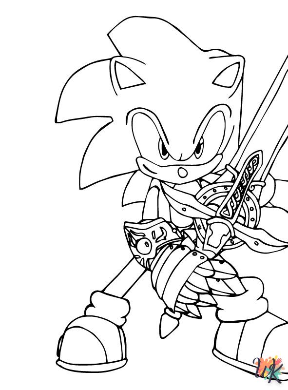 Dibujos para Colorear Sonic 55