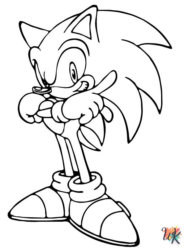 Dibujos para Colorear Sonic 57