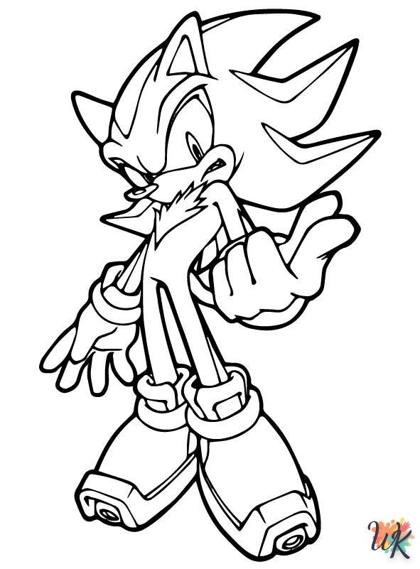 Dibujos para Colorear Sonic 58
