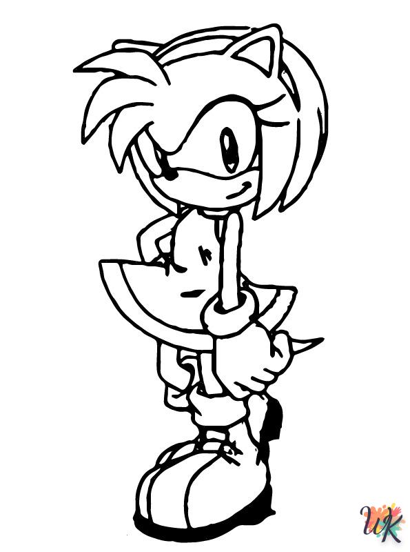 Dibujos para Colorear Sonic 59