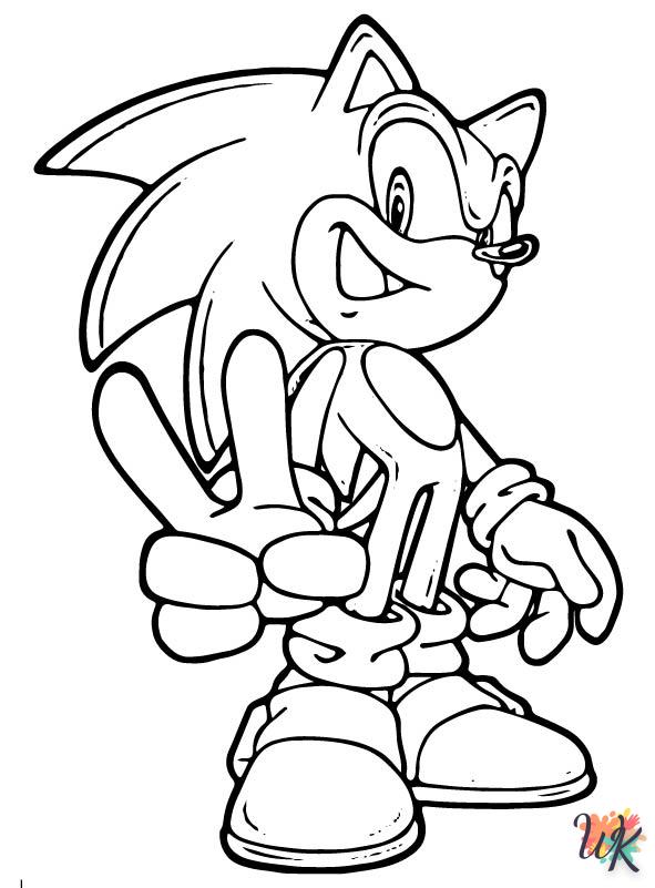 Dibujos para Colorear Sonic 65