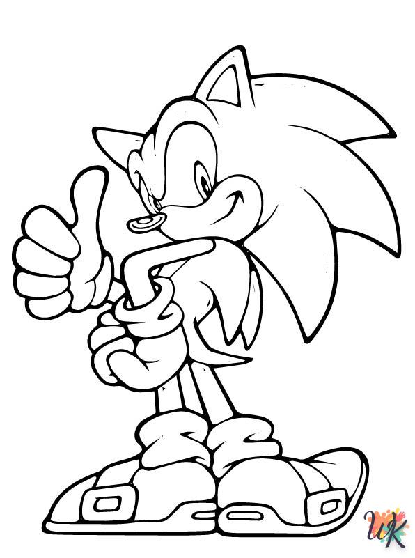 Dibujos para Colorear Sonic 66