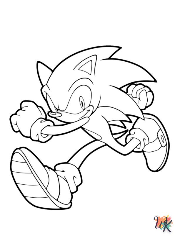 Dibujos para Colorear Sonic 67