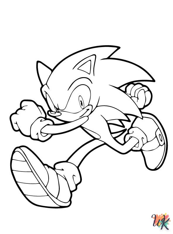 Dibujos para Colorear Sonic 68