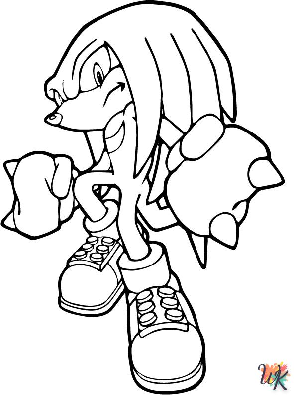 Dibujos para Colorear Sonic 70