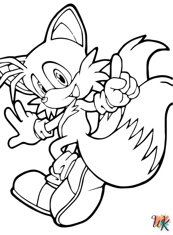 Dibujos para Colorear Sonic 71