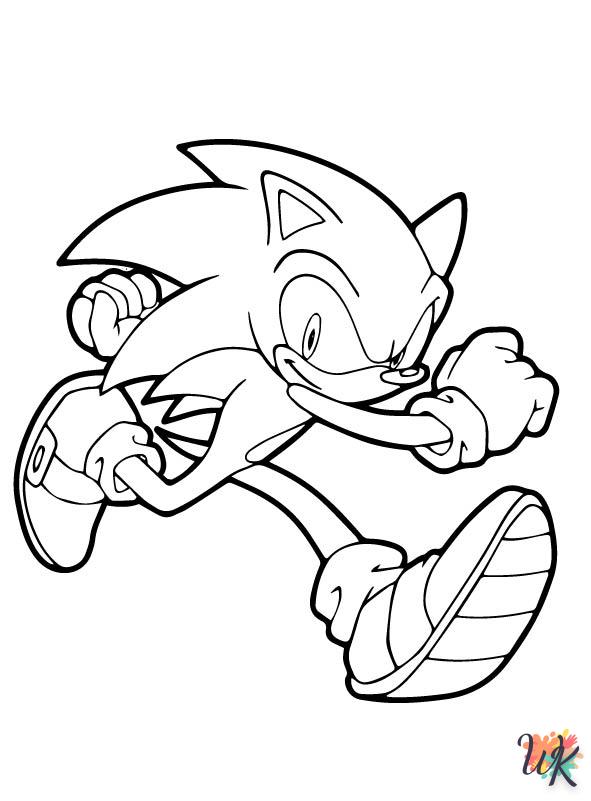 Dibujos para Colorear Sonic 76