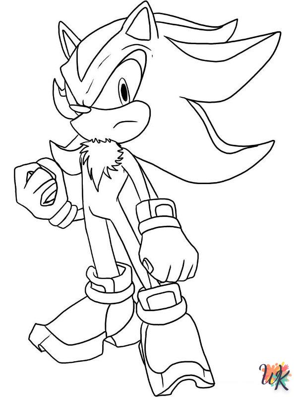 Dibujos para Colorear Sonic 78