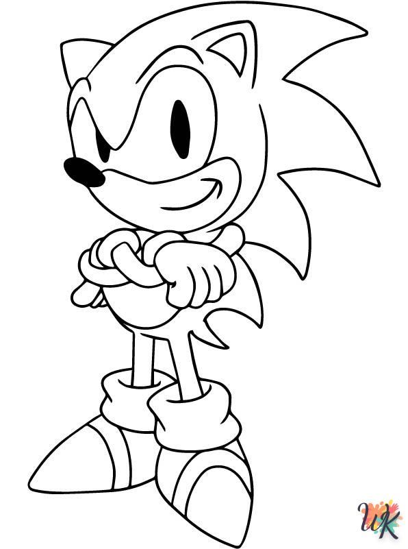 Dibujos para Colorear Sonic 79