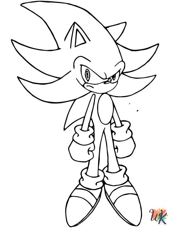 Dibujos para Colorear Sonic 81