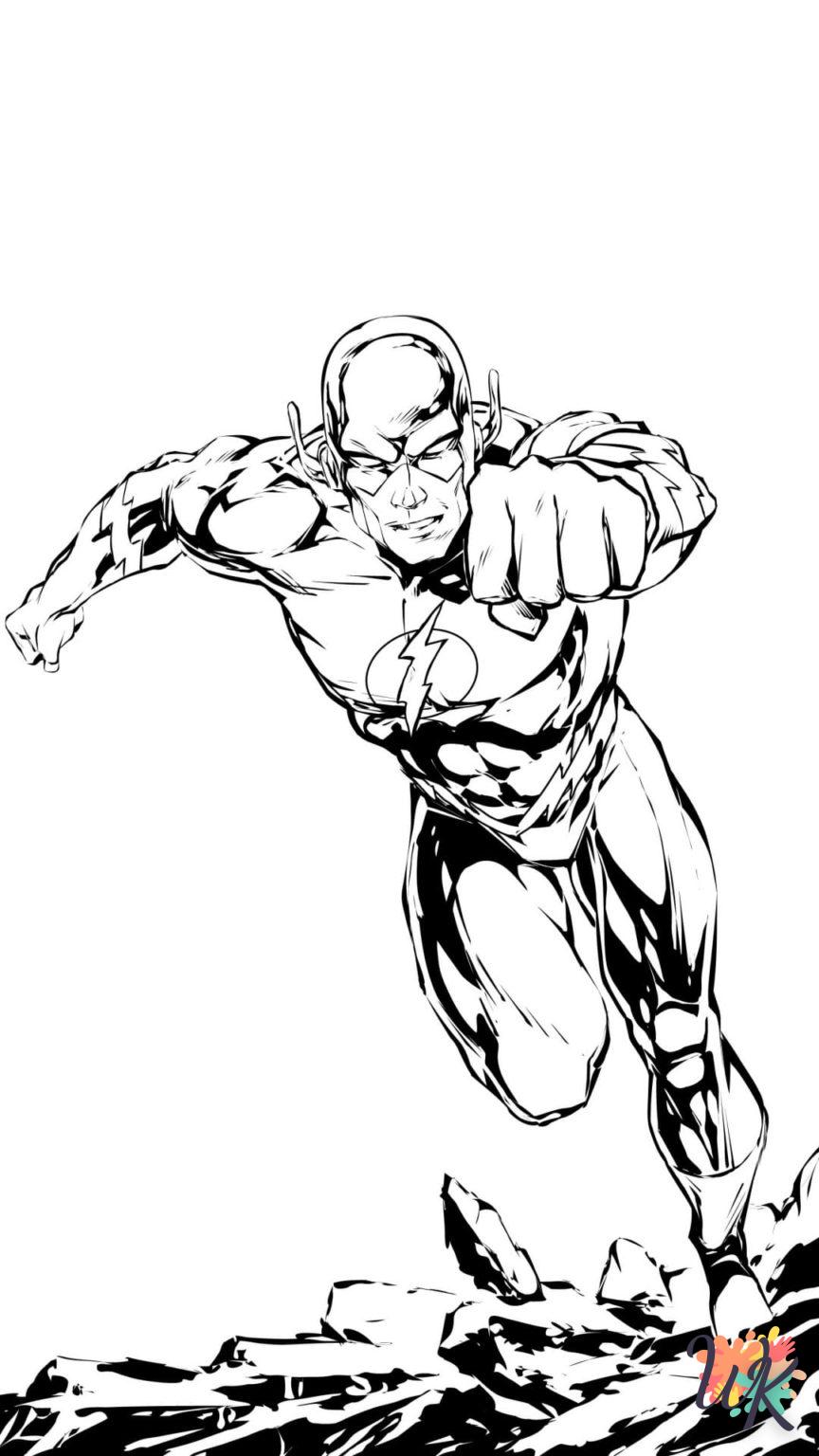 Dibujos para Colorear The Flash 10