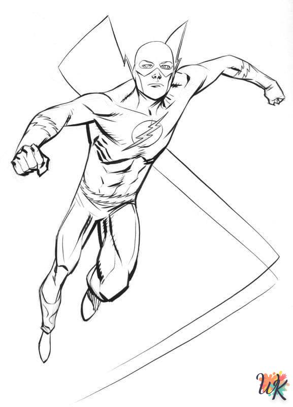 Dibujos para Colorear The Flash 104