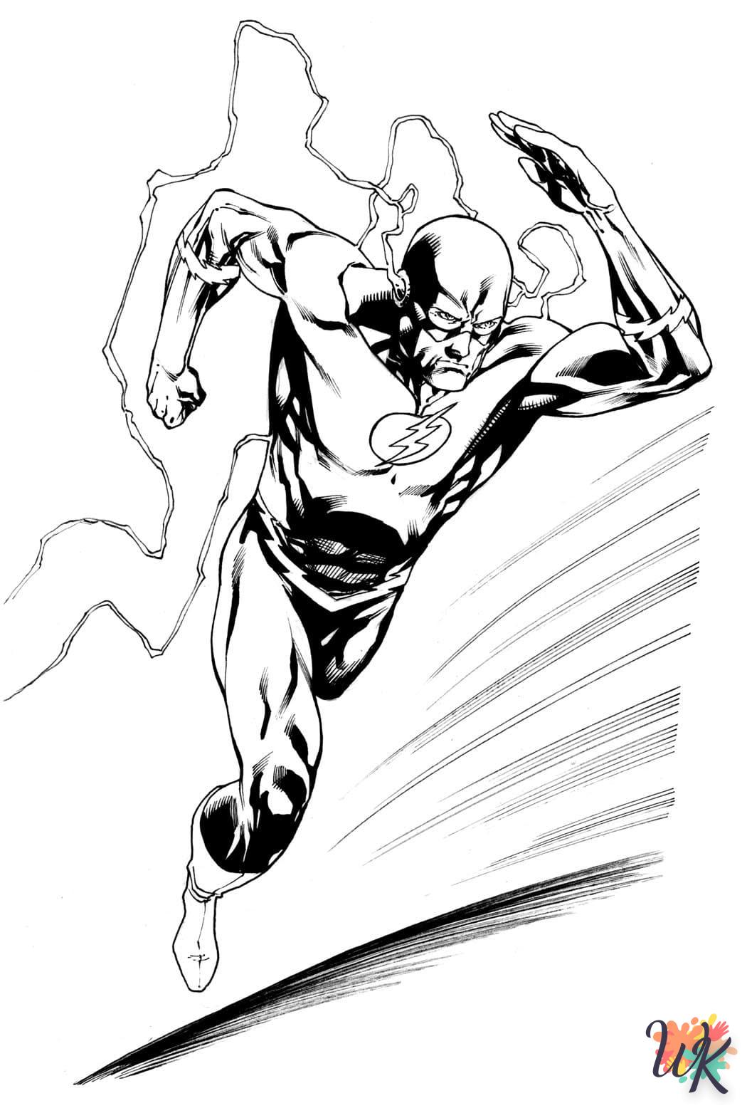 Dibujos para Colorear The Flash 106