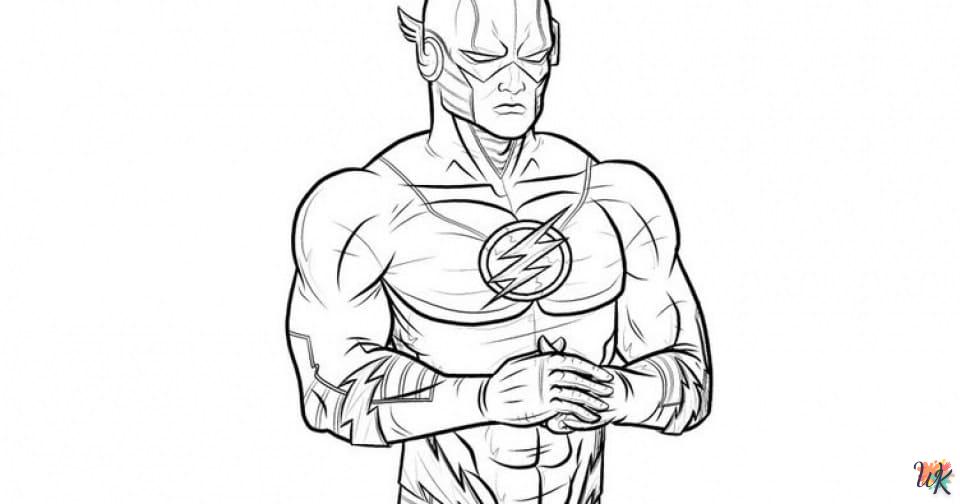 Dibujos para Colorear The Flash 108