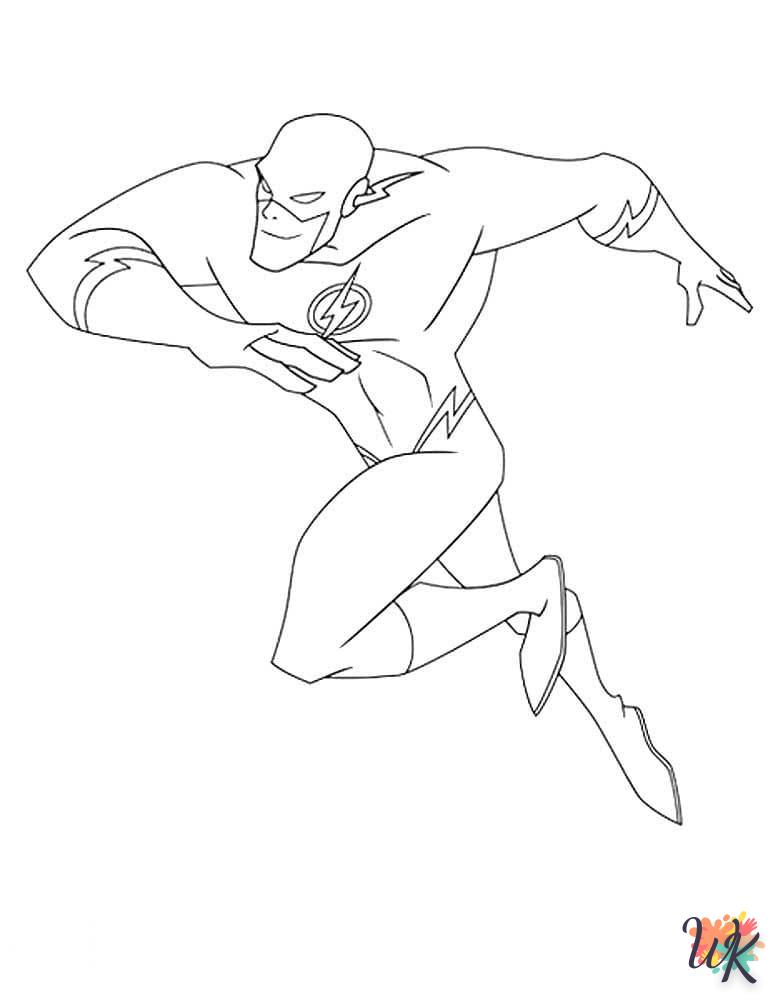 Dibujos para Colorear The Flash 16