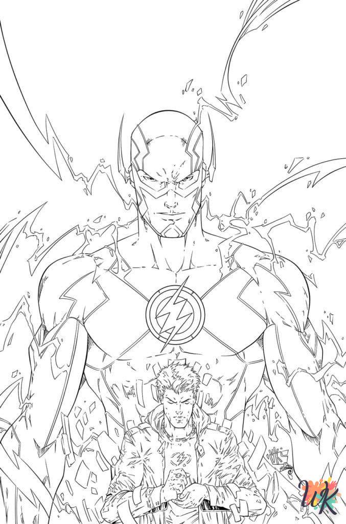 Dibujos para Colorear The Flash 18