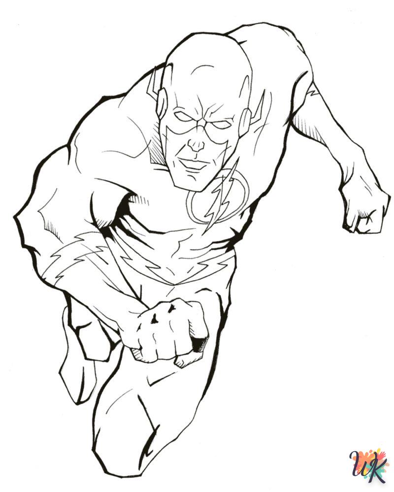 Dibujos para Colorear The Flash 21