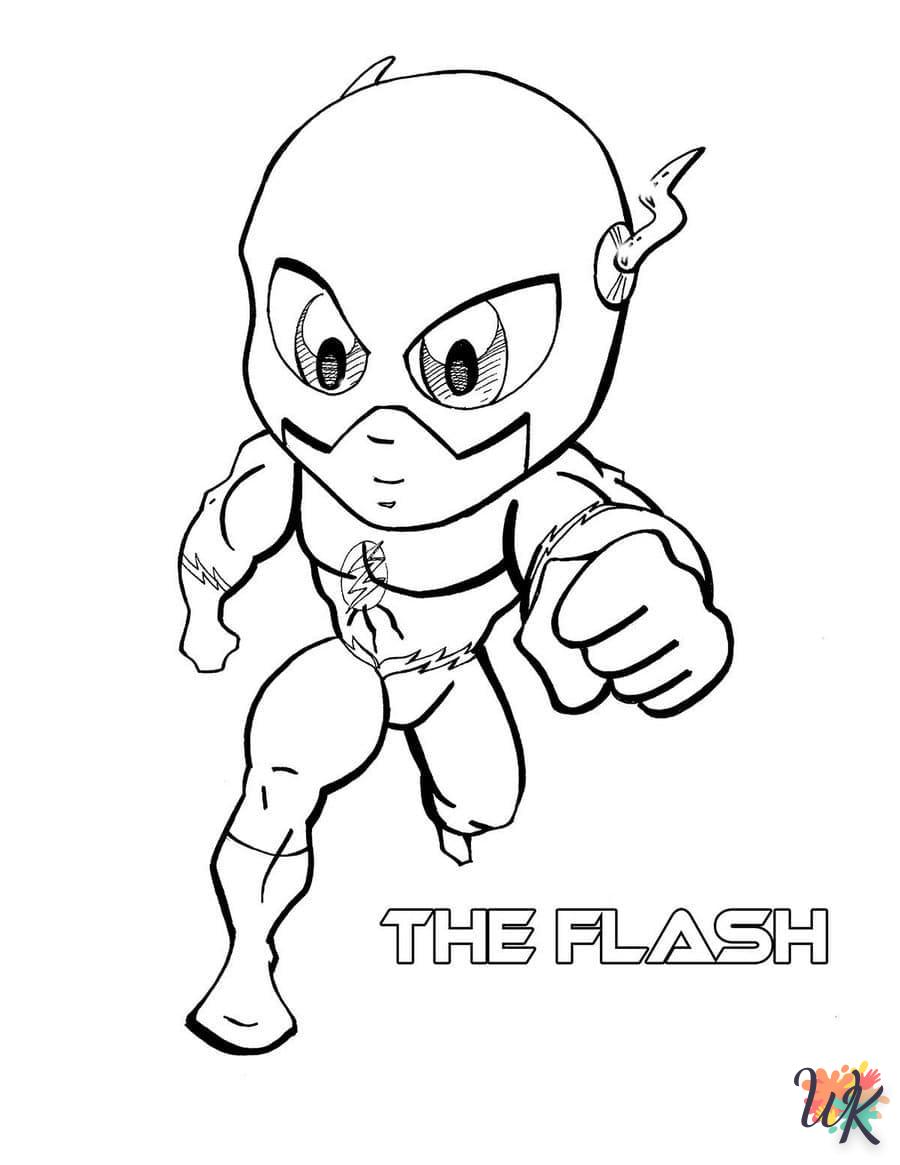 Dibujos para Colorear The Flash 27