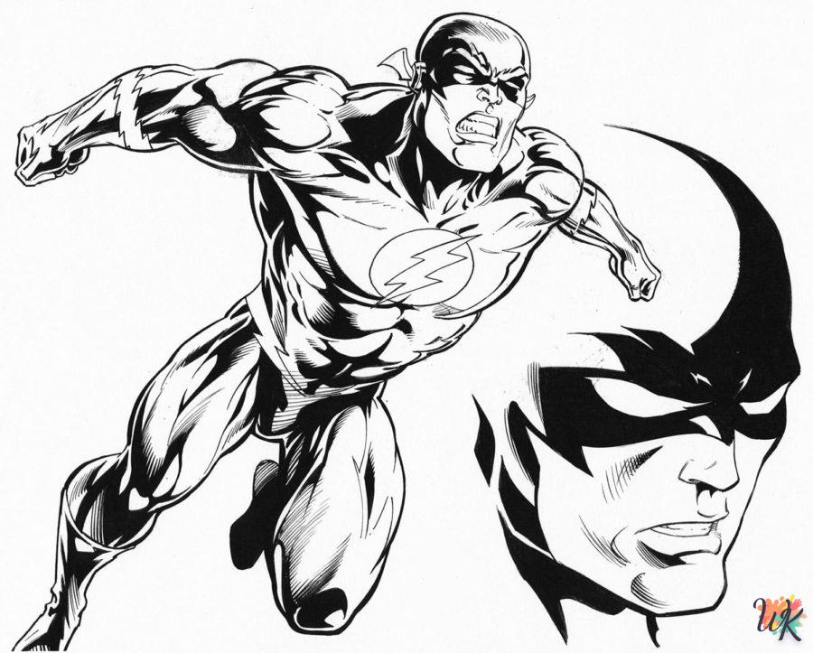 Dibujos para Colorear The Flash 29
