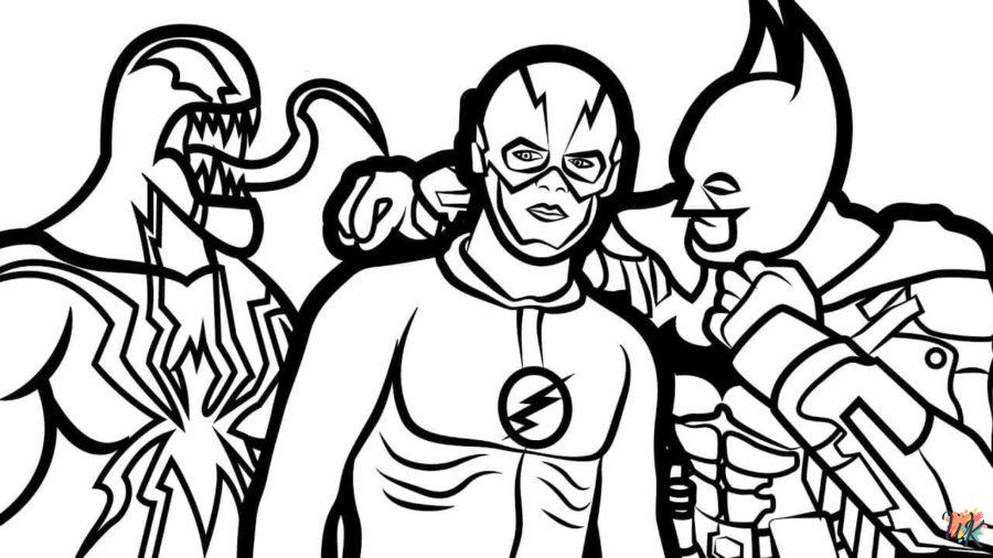 Dibujos para Colorear The Flash 34