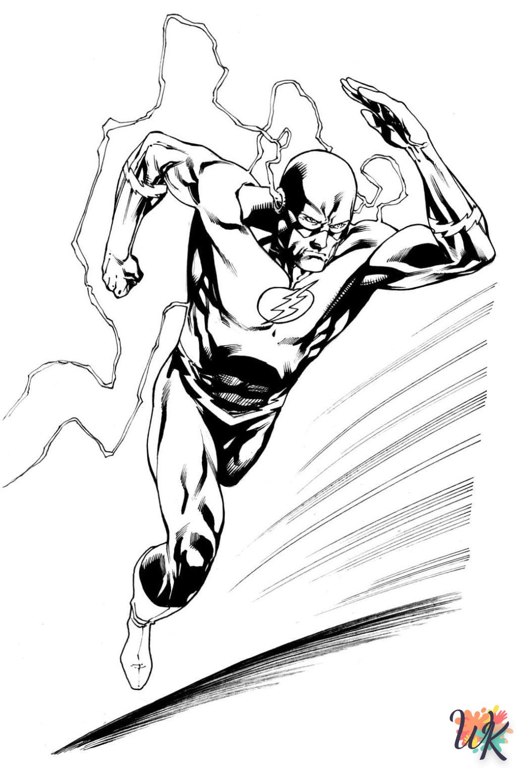 Dibujos para Colorear The Flash 38
