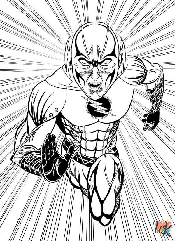 Dibujos para Colorear The Flash 42