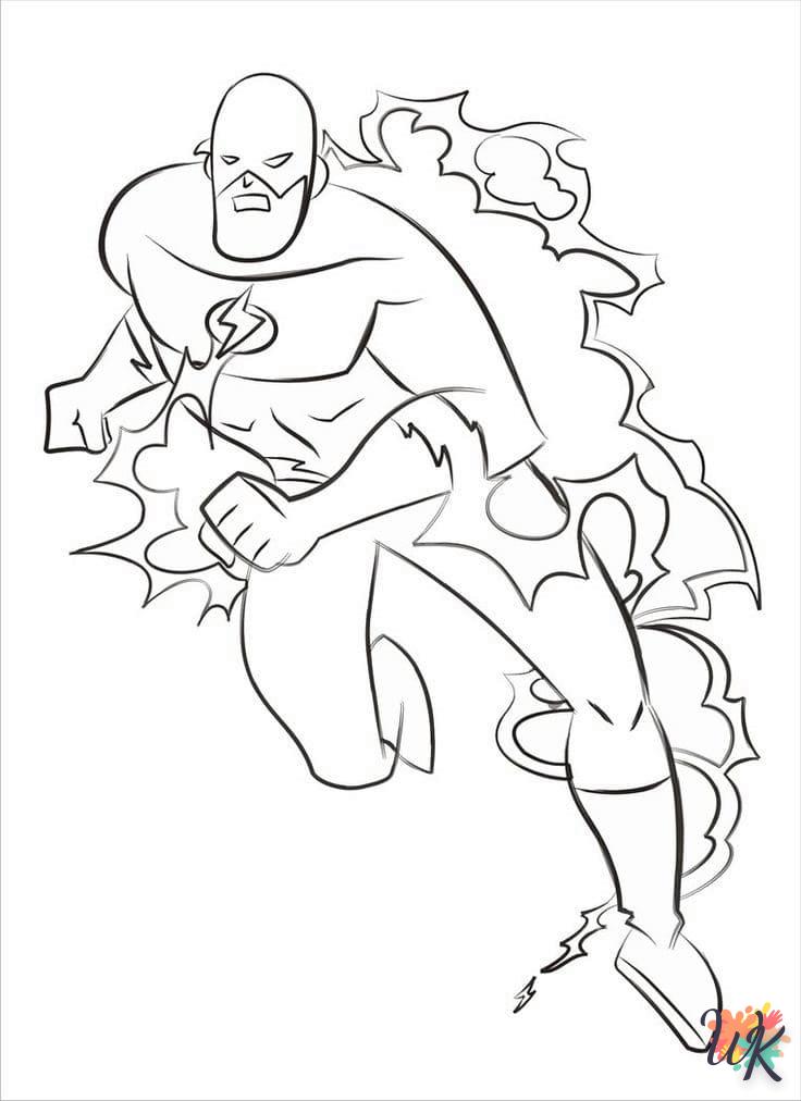 Dibujos para Colorear The Flash 43