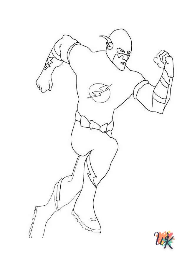 Dibujos para Colorear The Flash 44