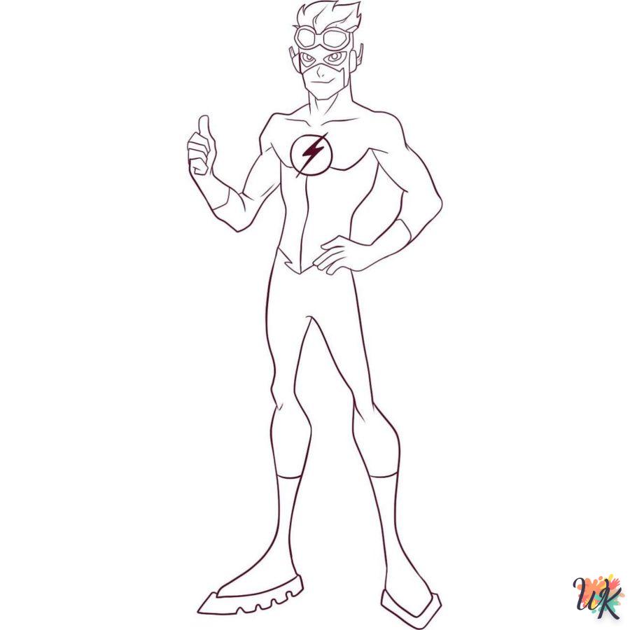 Dibujos para Colorear The Flash 46